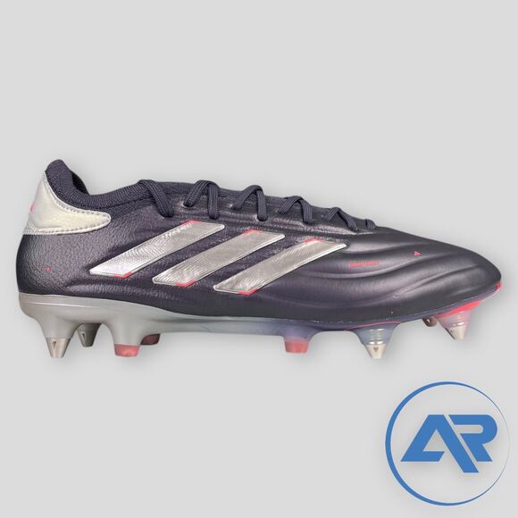 Adidas Copa Pure 2 ELITE SG Soccer Cleat Silver Purple Men's Sizes IG6396 - Picture 2 of 7